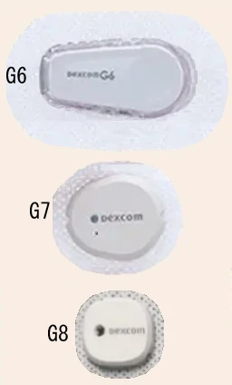 Dexcom G6・G7・G8 センサーの比較