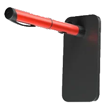 ノボペンをスマートフォンにかざしてNFC転送するイメージ
